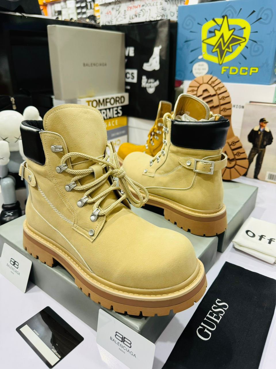 Men's Leather Combat Boot