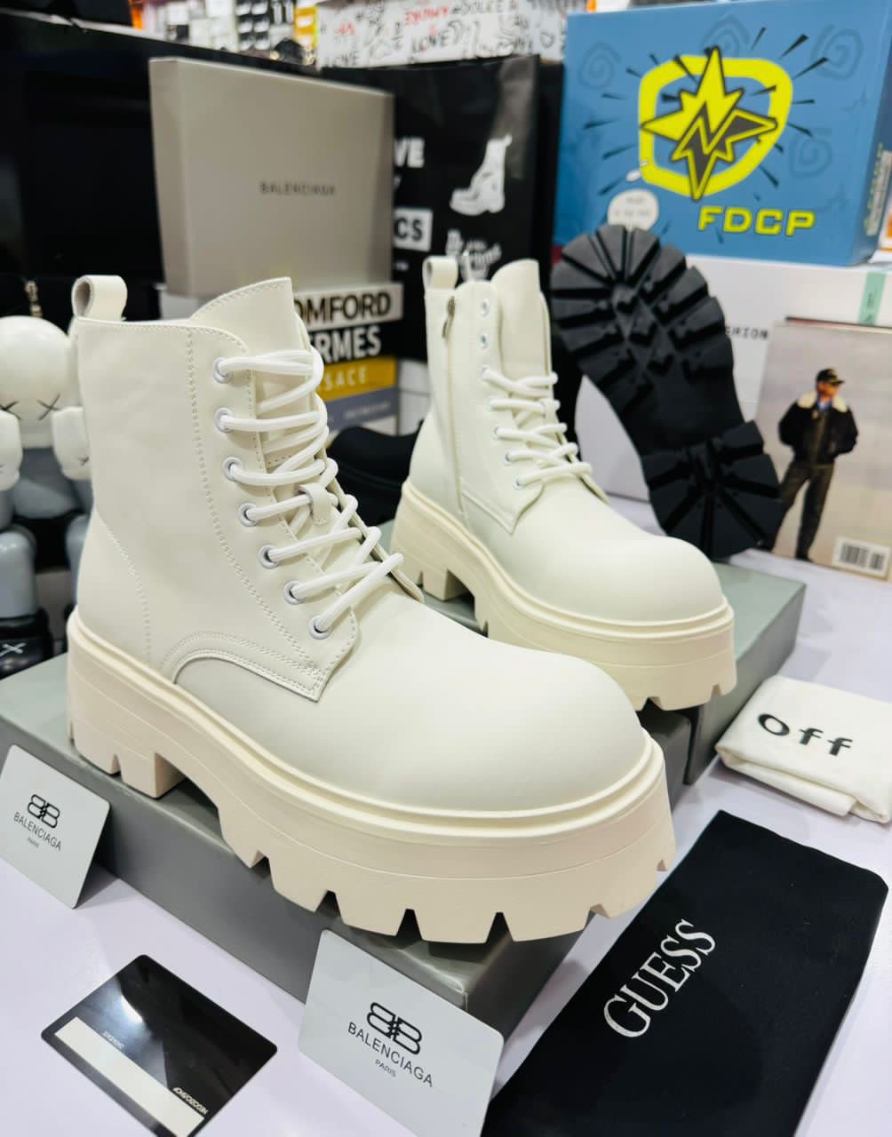 Men's Leather Combat Boot - Image 2