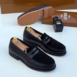 Berluti Paris Mixed-Media Penny Loafers