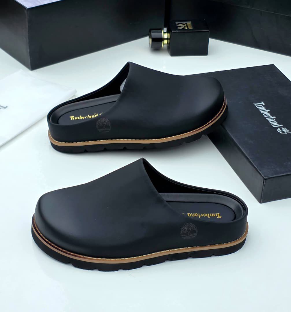 Timberland Leather Slip-On Mules - Image 3