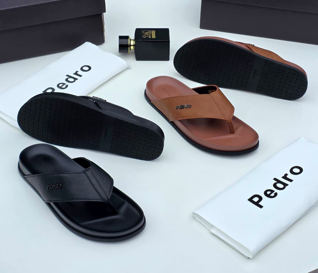 Pedro Leather Toe-Post Pam