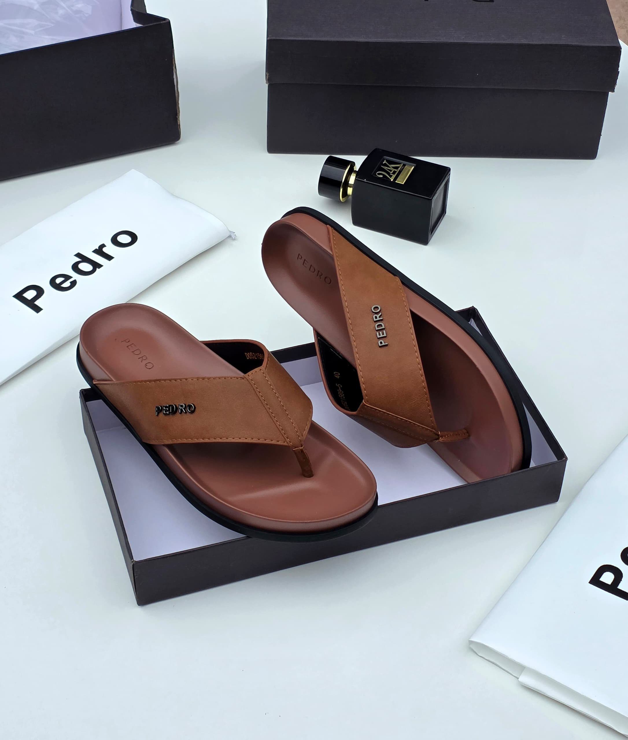 Pedro Leather Toe-Post Pam - Image 4