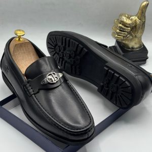 GB Plaque Bit Loafers