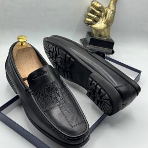 Clarks Textured Panel Venetian Loafers