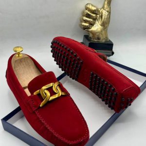 Tod's Kate Chain Suede Driving Shoe/Moccasin