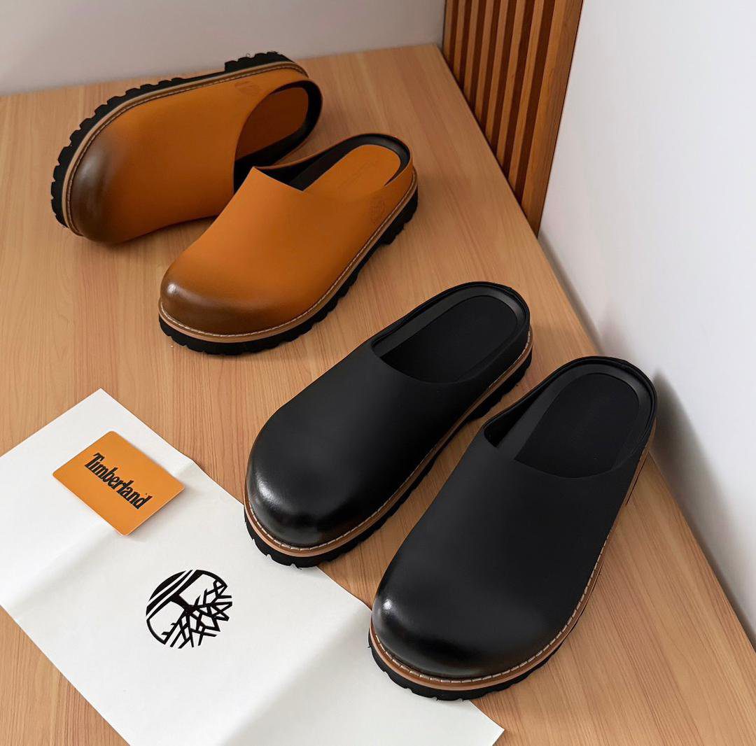 Timberland Leather Slip-On Mules - Image 4