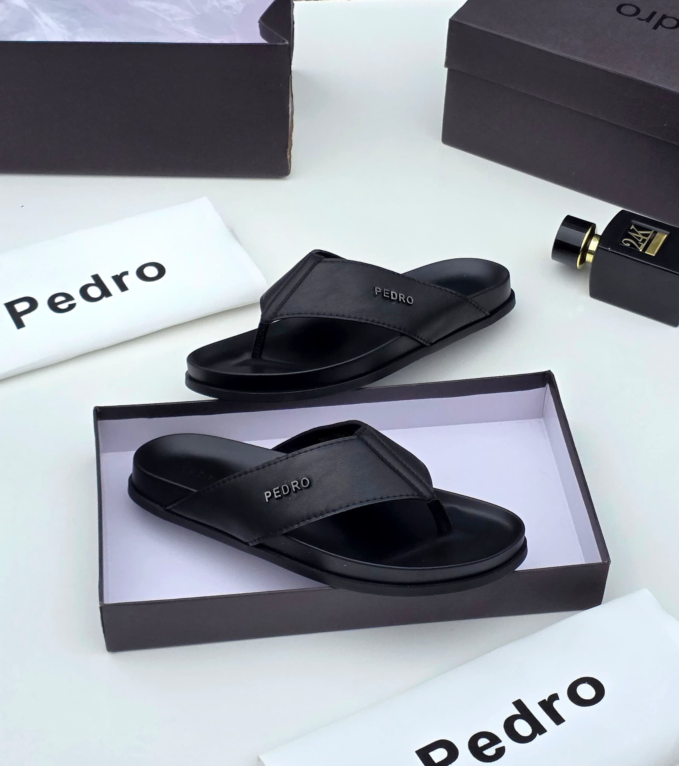 Pedro Leather Toe-Post Pam - Image 2