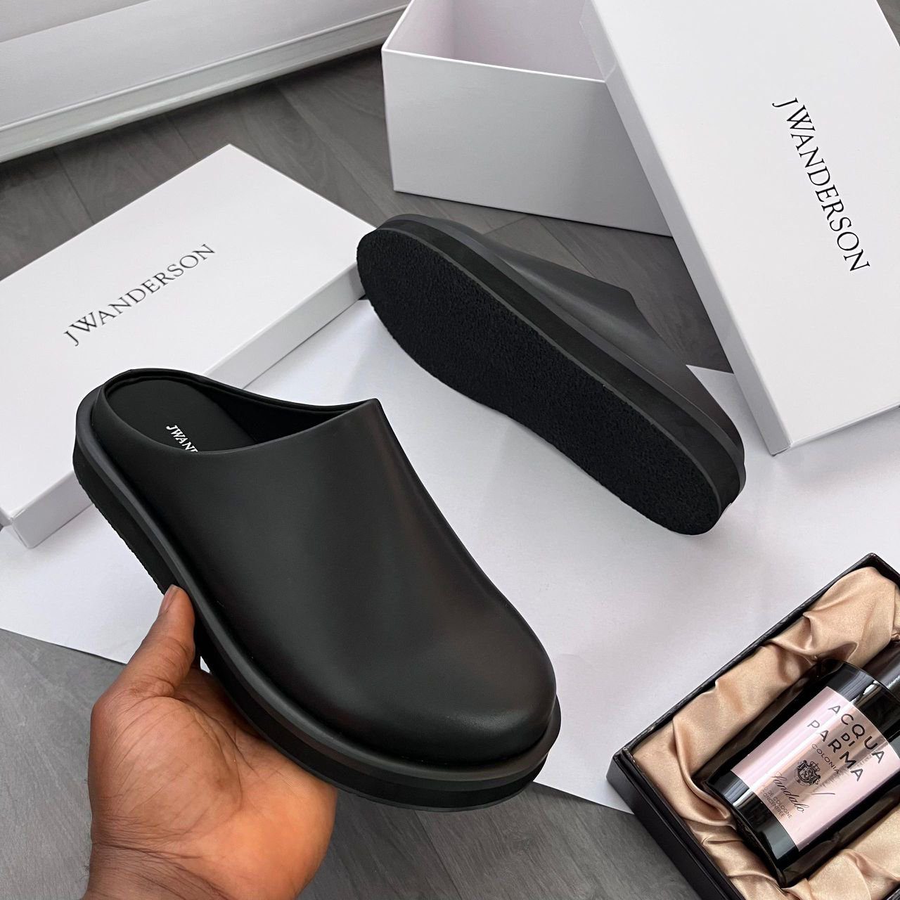 JW Anderson Smooth Leather Mules - Image 4