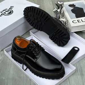 Dr Martens Low-Cut Leather Derby Shoes