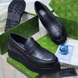 Gucci Chunky Penny Loafers