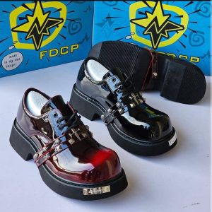 FDCP Studded Chunky Platform Oxford Shoes