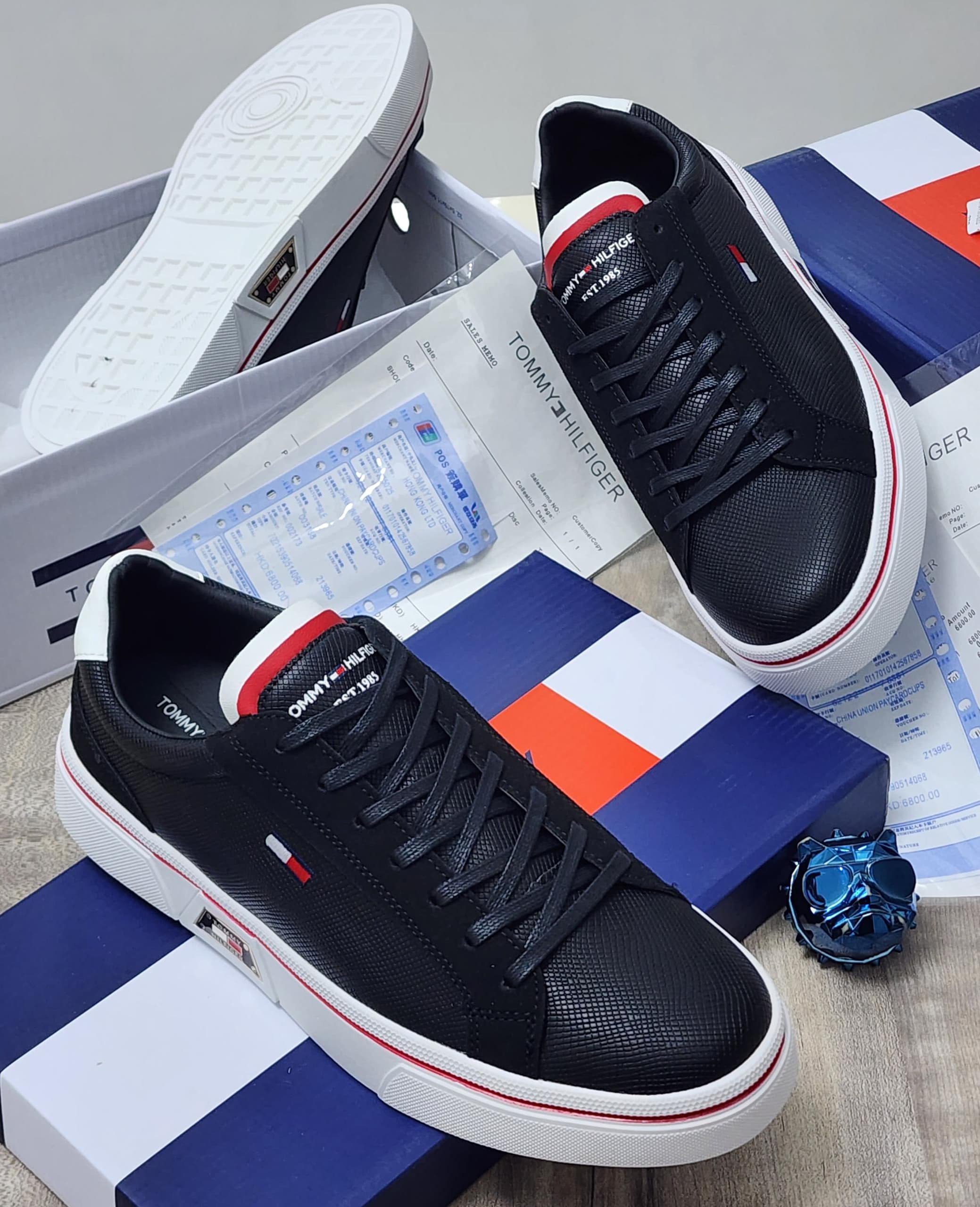 Tommy Hilfiger Low-Top Leather Sneakers - Image 2