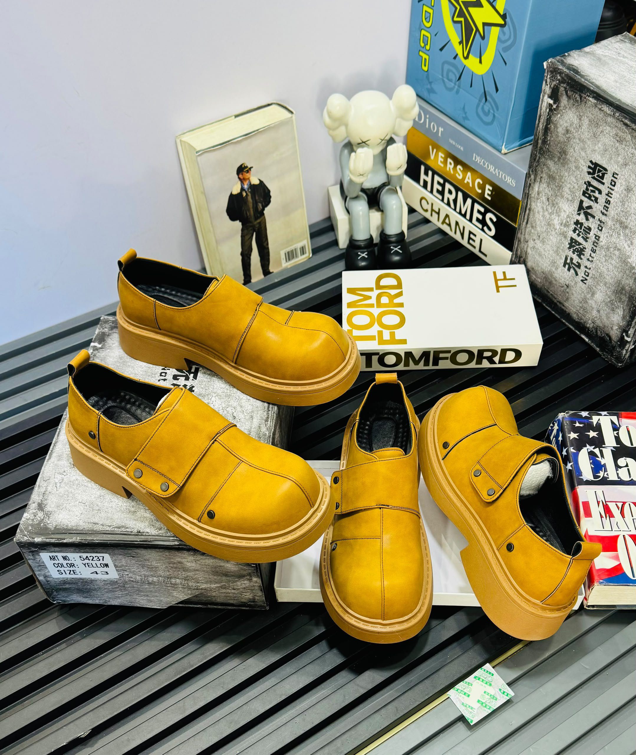 Fashion Chunky Strap Lug-Sole Loafers