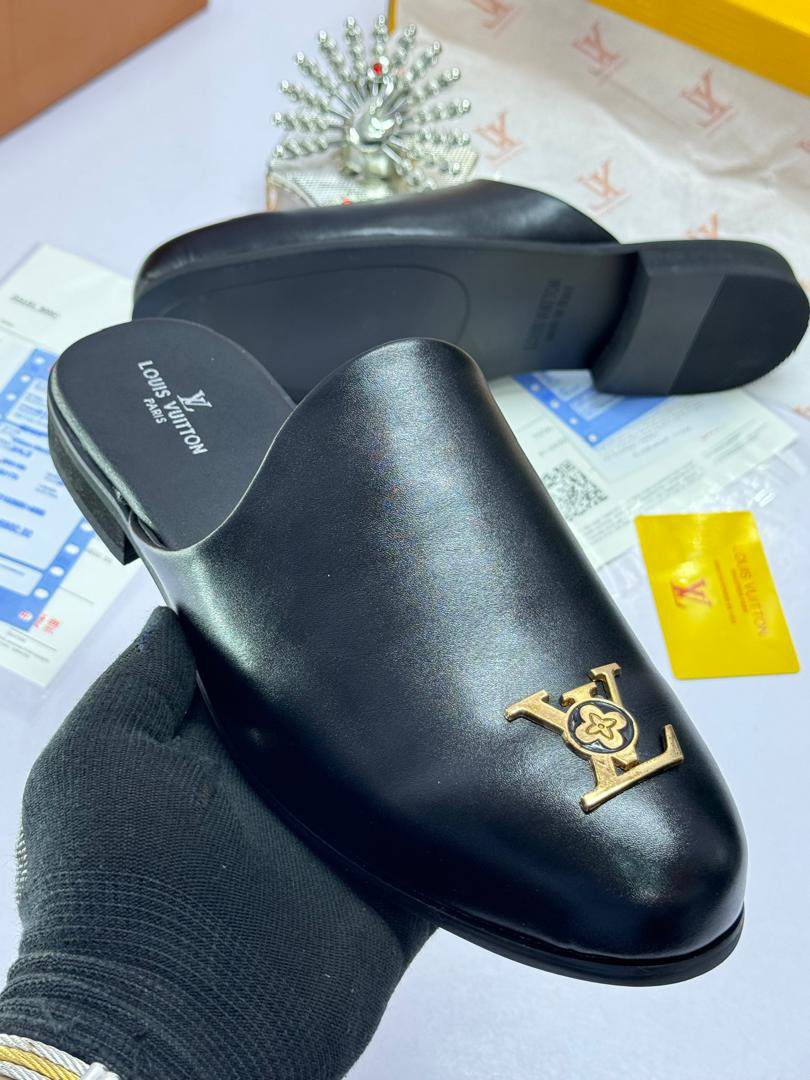 Leather Slip-On Mule/Half shoe - Image 2