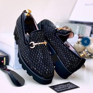 Versace Rhinestone-Embellished Lug-Sole Loafers