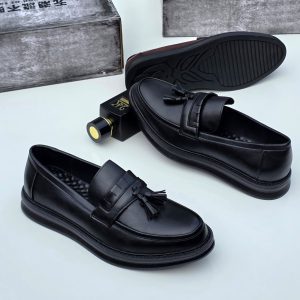 Fringe Tassel Leather Loafers