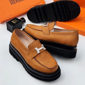 Hermes Heavy-Sole Loafers