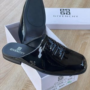 Patent Leather Mules | Half-shoe
