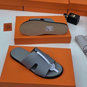 Hermès Textured Sandal Pam Slippers