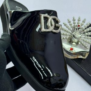 Patent Leather Mules | Half-shoe