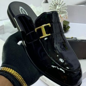 Patent Leather Mules | Half-shoe