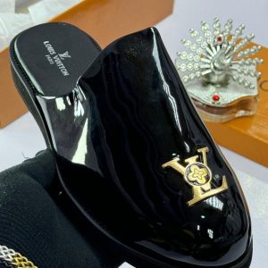 Patent Leather Mules | Half-shoe