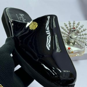 Patent Leather Mules | Half-shoe